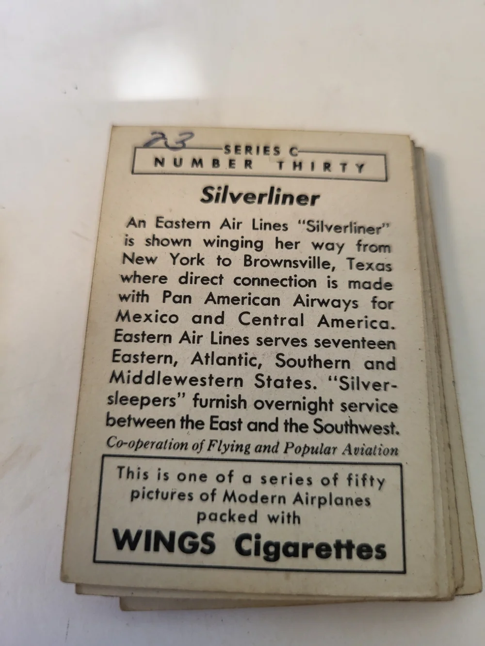 Brown&Williamson Tobacco Corp card world after